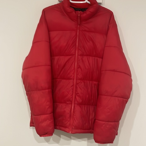 Old Navy Red Winter Puffer Jacket XL - Picture 3 of 8